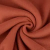 Baumwollfleece Fleecestoff aus Baumwolle gebürstet einfarbig rosenholz 1,5m