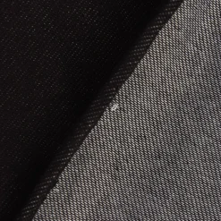 Baumwoll-Jeansstoff mit Elasthan Stretchjeans-Stoff weich einfarbig schwarz 1,5m Breite