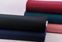 Baumwoll-Jeansstoff mit Elasthan Stretchjeans-Stoff weich einfarbig petrol 1,5m Breite