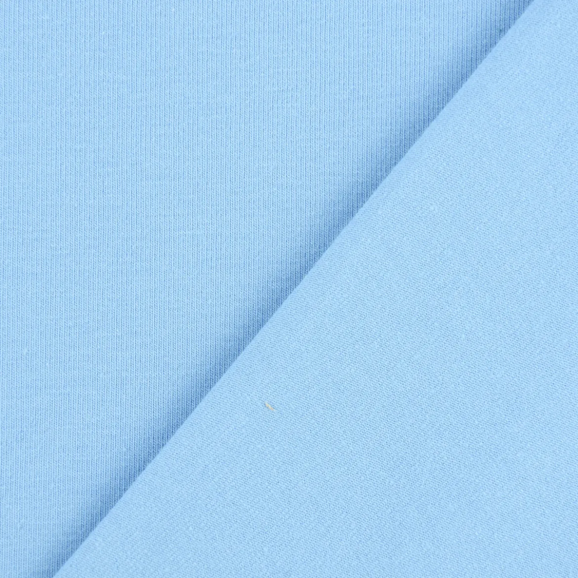 Baumwolljersey Jersey einfarbig himmelblau 1,60m Breite