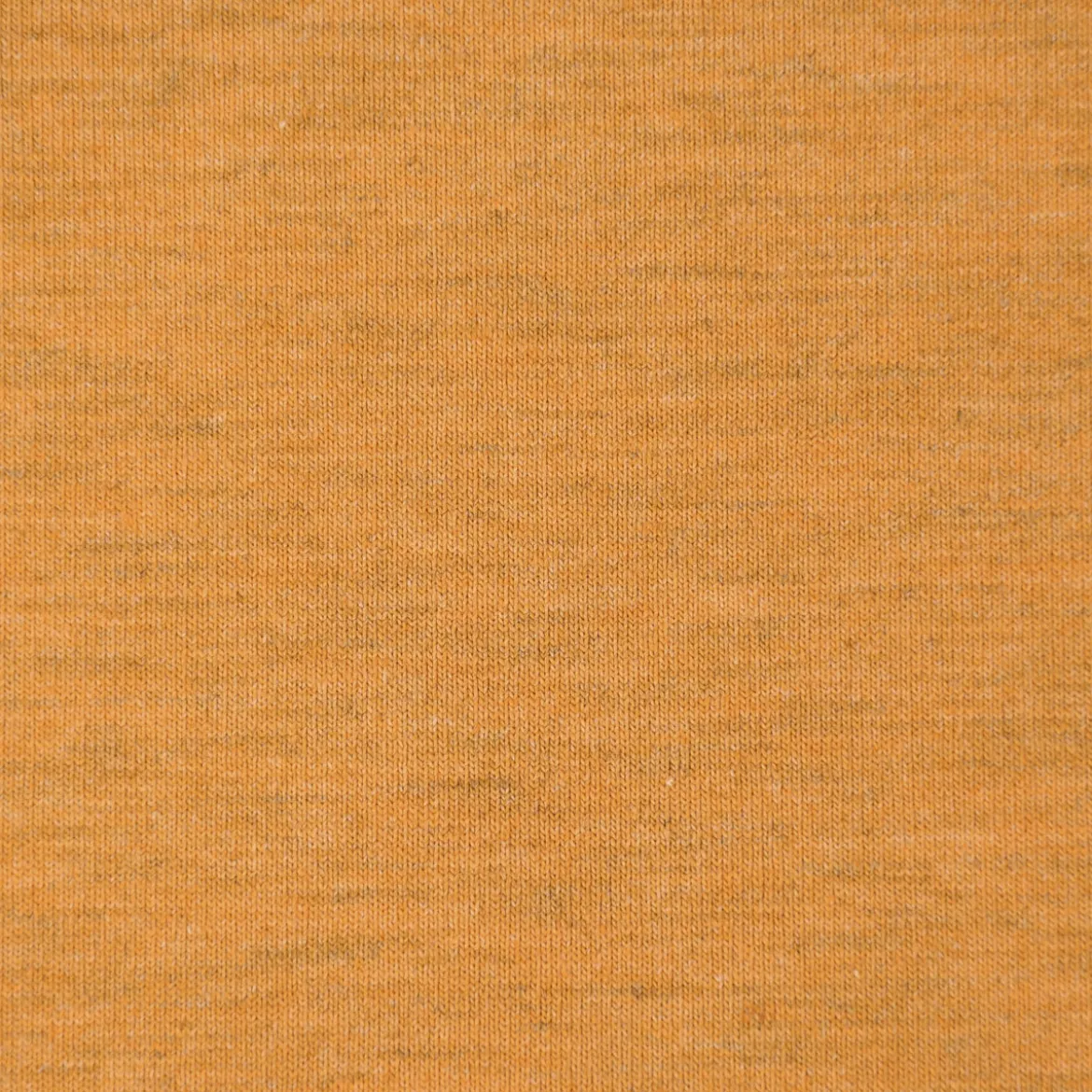Baumwolljersey Jersey Melange ocker meliert 1,5m Breite