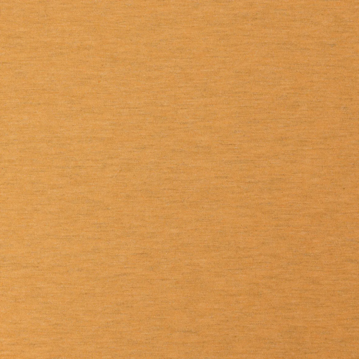 Baumwolljersey Jersey Melange ocker meliert 1,5m Breite