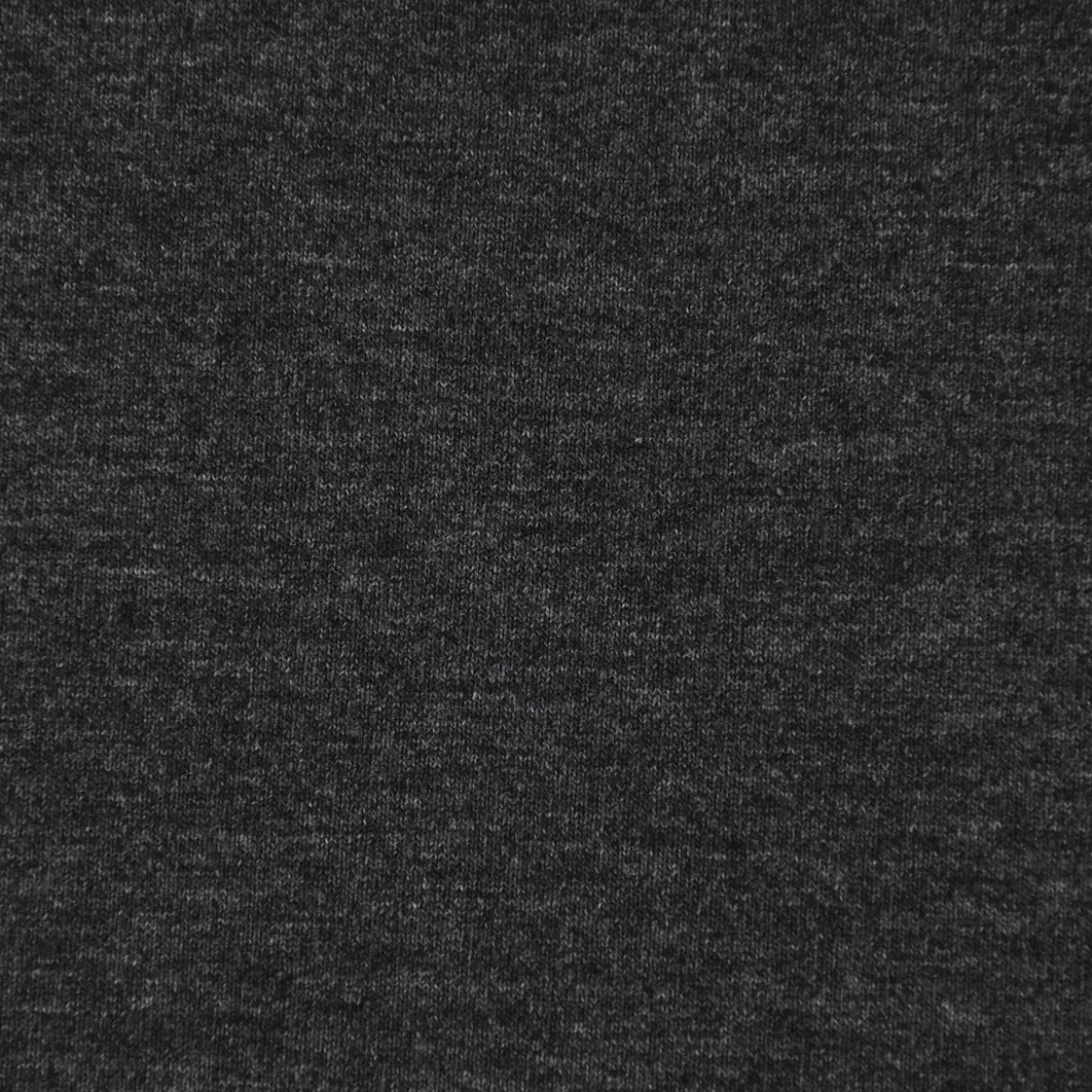 Baumwolljersey Jersey Melange dunkelgrau meliert 1,5m Breite