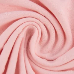 Baumwolljersey Jersey POIS RELIEF Struktur Punkte rosa 1,5m Breite