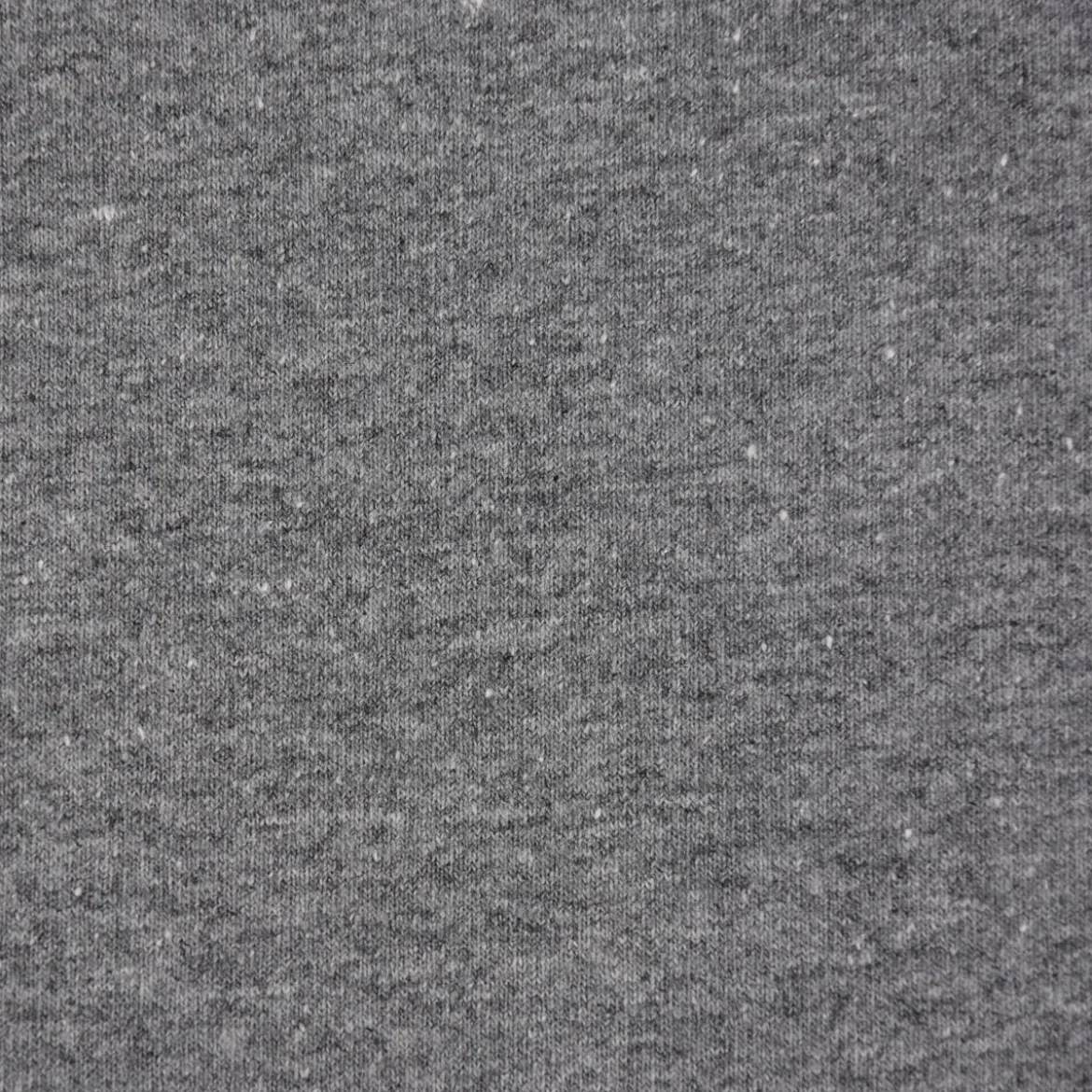 Baumwolljersey Jersey Recycling einfarbig grau meliert 1,5m Breite