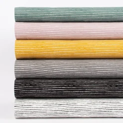 Baumwolljersey Jersey Streifen unregelmäßig weiß schwarz 1,45m Breite