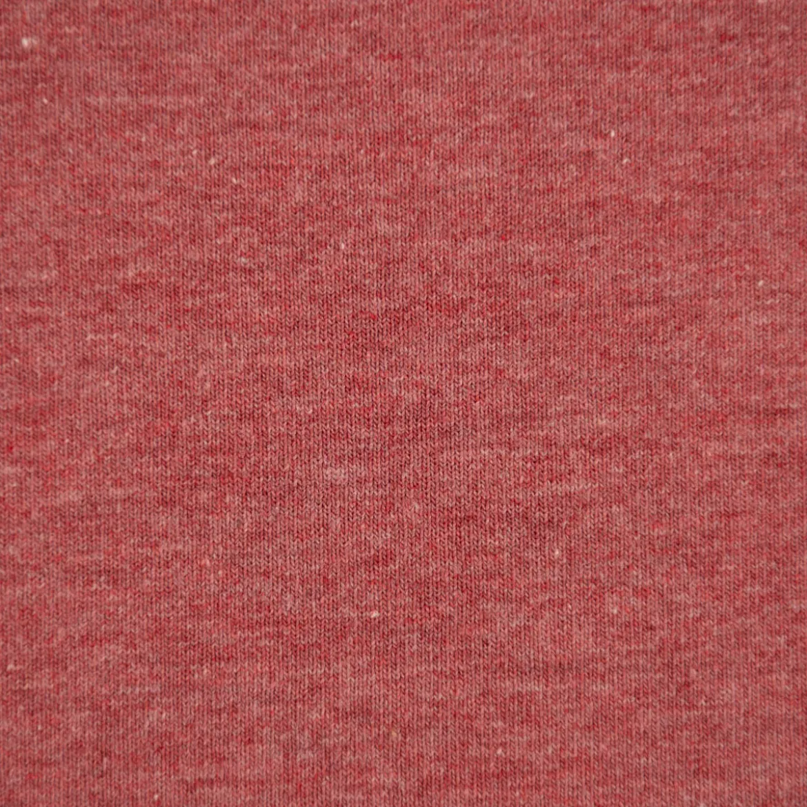Baumwolljersey Melange Jersey einfarbig rot meliert 1,45m Breite