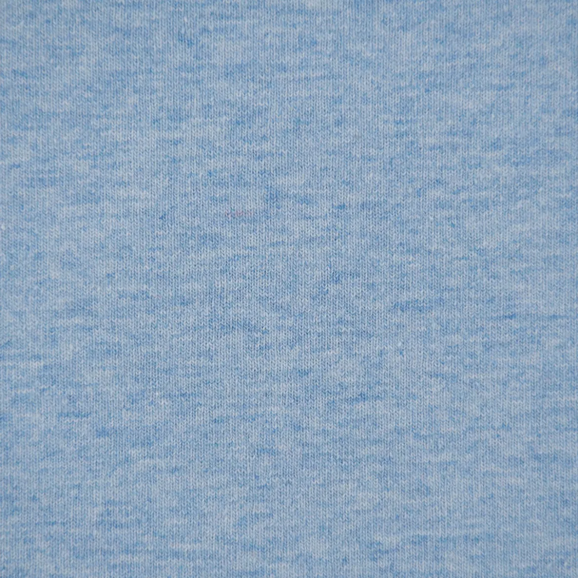 Baumwolljersey Melange Jersey einfarbig hellblau meliert 1,45m Breite