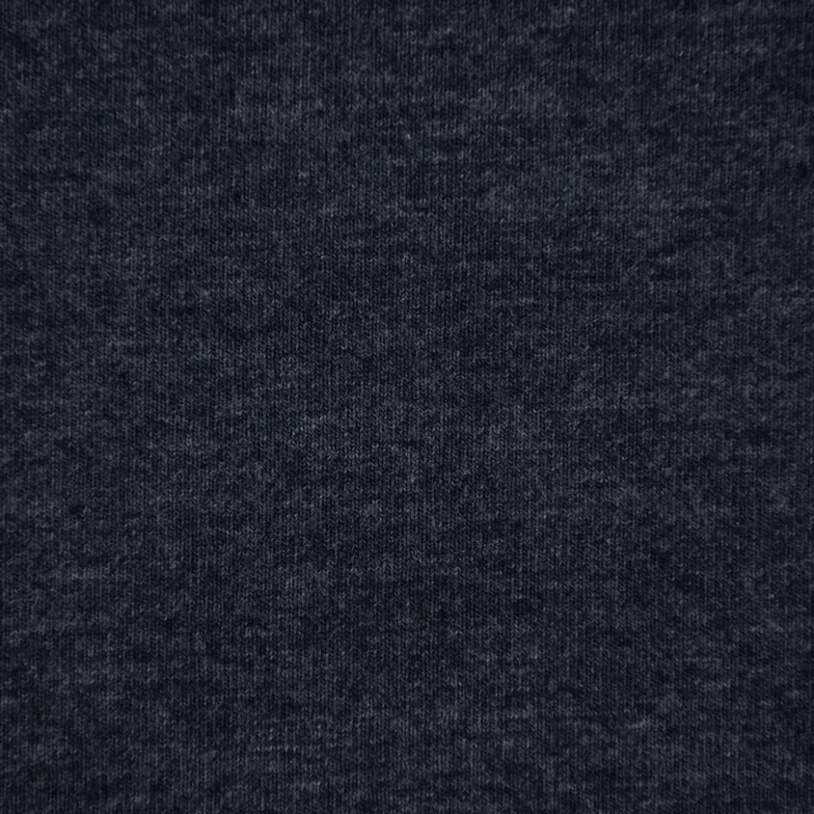 Baumwolljersey Melange Jersey einfarbig dunkelblau meliert 1,45m Breite