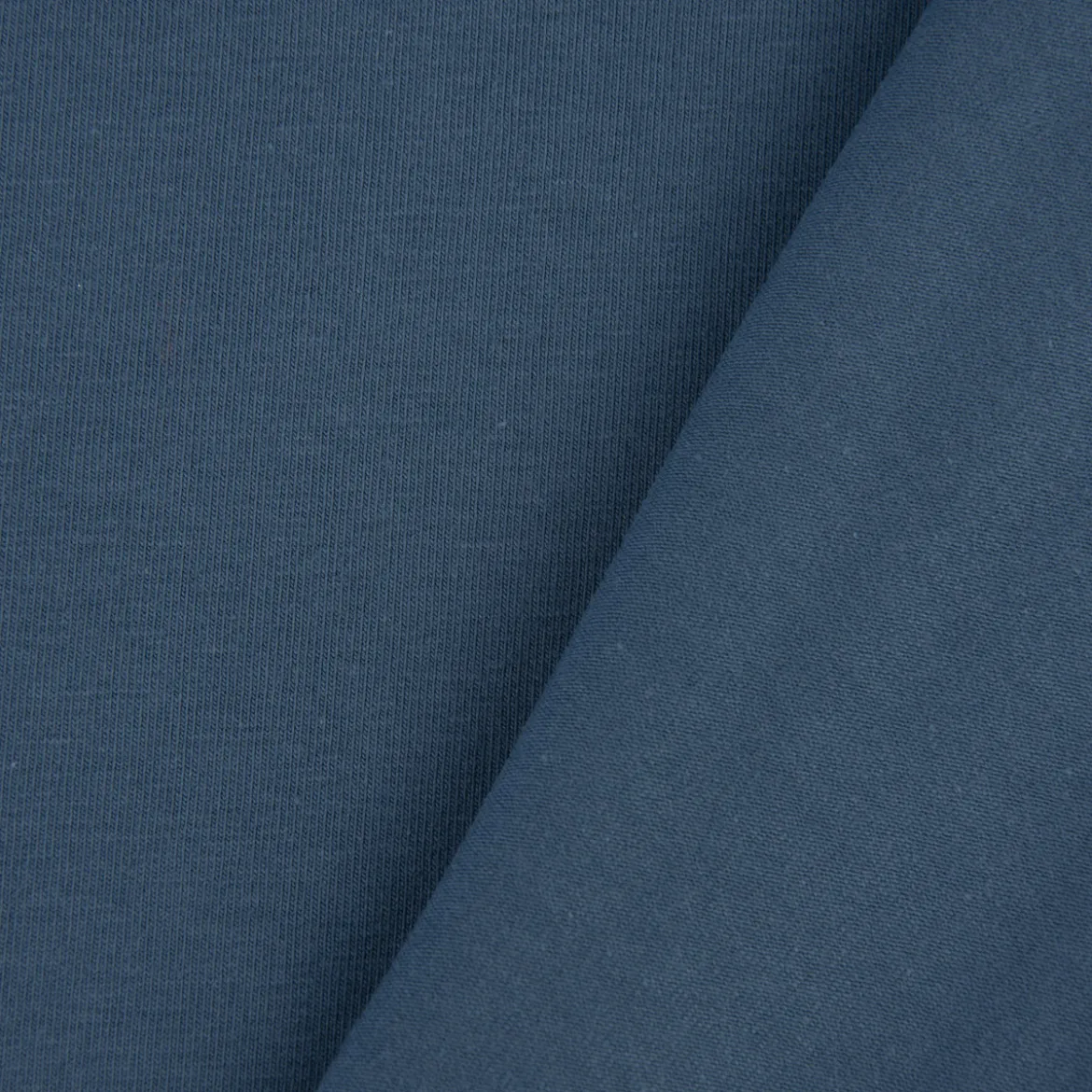 Baumwolljersey Organic Bio Jersey einfarbig jeans blau 1,5m Breite