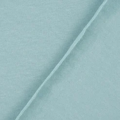 Baumwolljersey Organic Bio Jersey einfarbig aqua blau 1,5m Breite