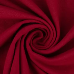 Baumwolljersey Organic Bio Jersey einfarbig bordeaux rot 1,5m Breite