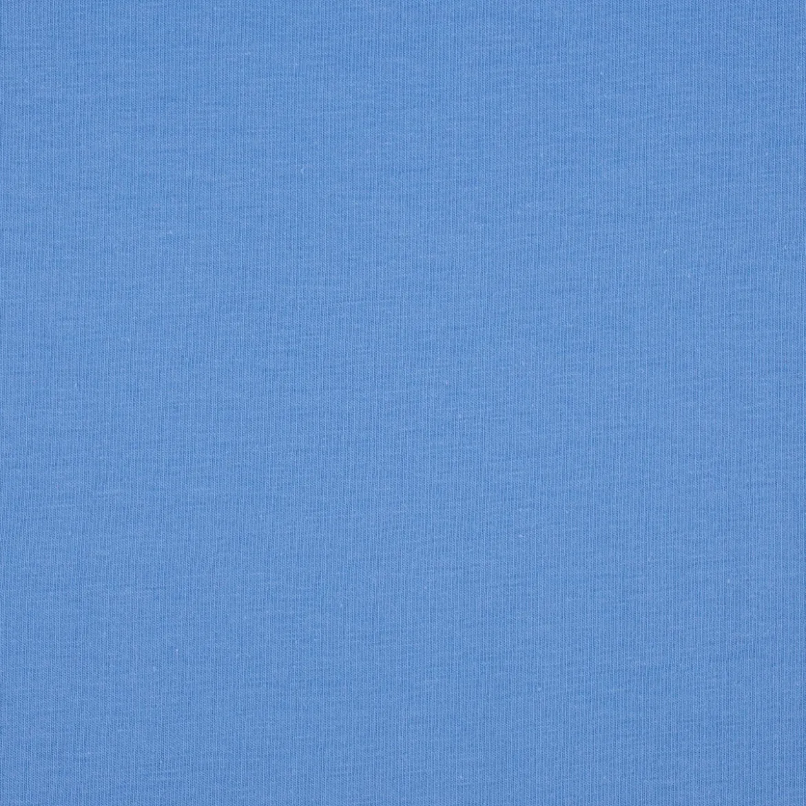 Baumwolljersey Organic Bio Jersey einfarbig blau 1,5m Breite