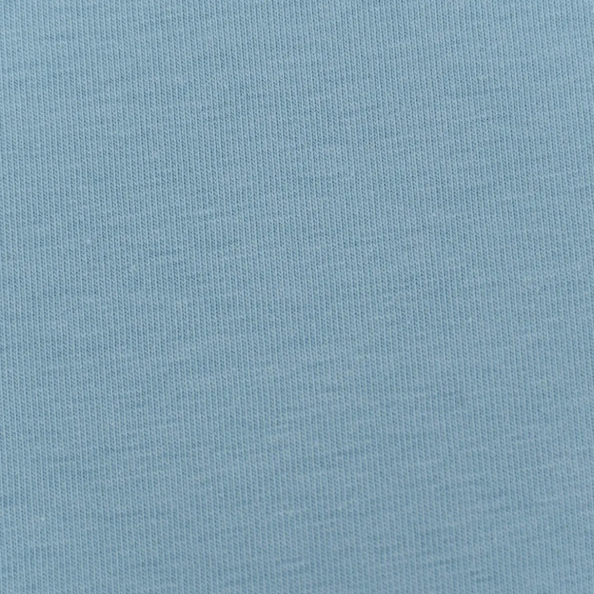 Baumwolljersey Organic Bio Jersey einfarbig rauch blau 1,5m Breite