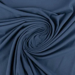 Baumwolljersey Organic Bio Jersey einfarbig indigo blau 1,5m Breite