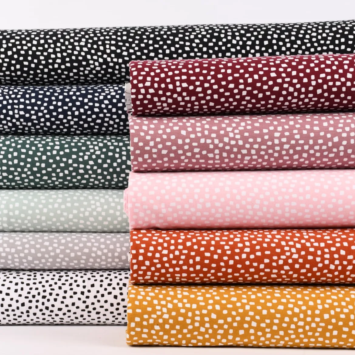 Baumwolljersey Organic Bio Jersey SHAPES Pinselstriche rosa weiß 1,5m Breite