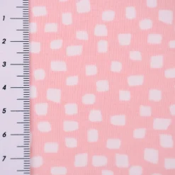Baumwolljersey Organic Bio Jersey SHAPES Pinselstriche rosa weiß 1,5m Breite