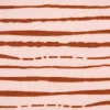 Baumwolljersey Organic Bio Streifen unregelmäßig rosa rost 1,5m Breite