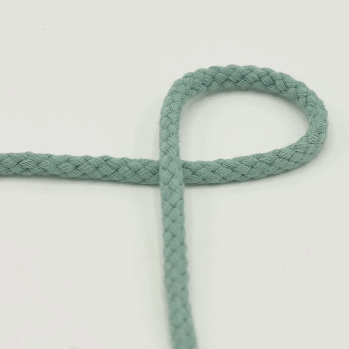 Baumwollkordel Kordel dark mint Breite: 6mm