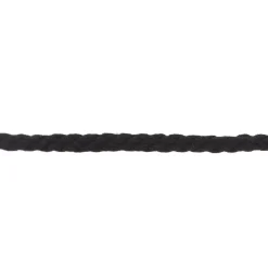 Baumwollkordel Kordel schwarz Breite: 6mm