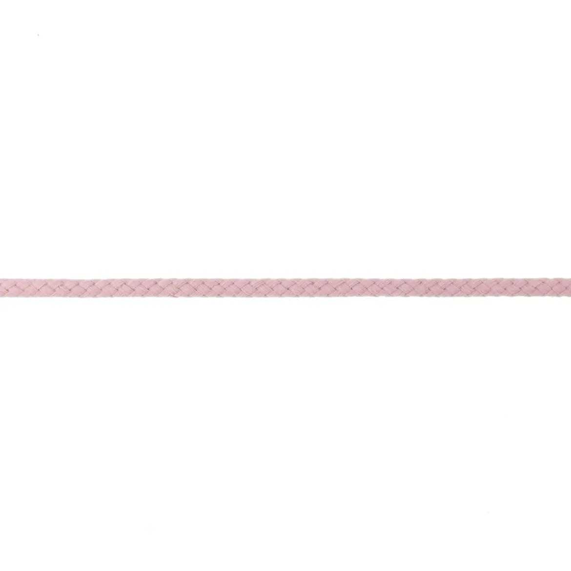Baumwoll Kordel Zierband altrosa Breite: 8mm