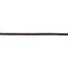 Baumwoll Kordel Zierband Doppelgewebe schwarz Breite: 5mm