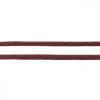 Baumwoll Kordel Zierband dunkelbraun Breite: 8mm
