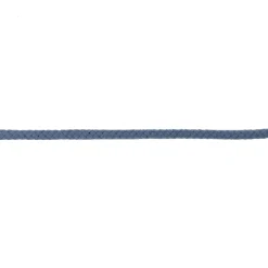 Baumwoll Kordel Zierband jeansblau Breite: 8mm
