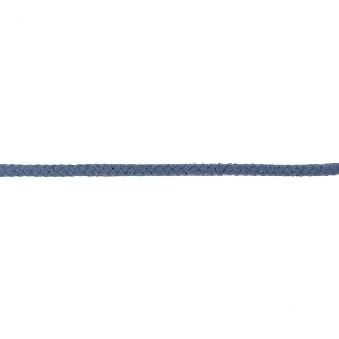 Baumwoll Kordel Zierband jeansblau Breite: 8mm