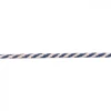 Baumwoll-Kordel Zierband natur blau Breite: 7mm