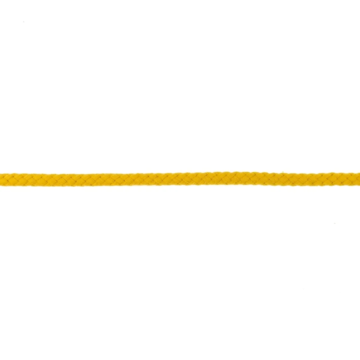 Baumwoll Kordel Zierband ocker Breite: 8mm