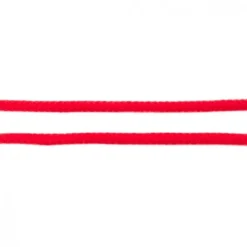 Baumwoll Kordel Zierband rot Breite: 8mm