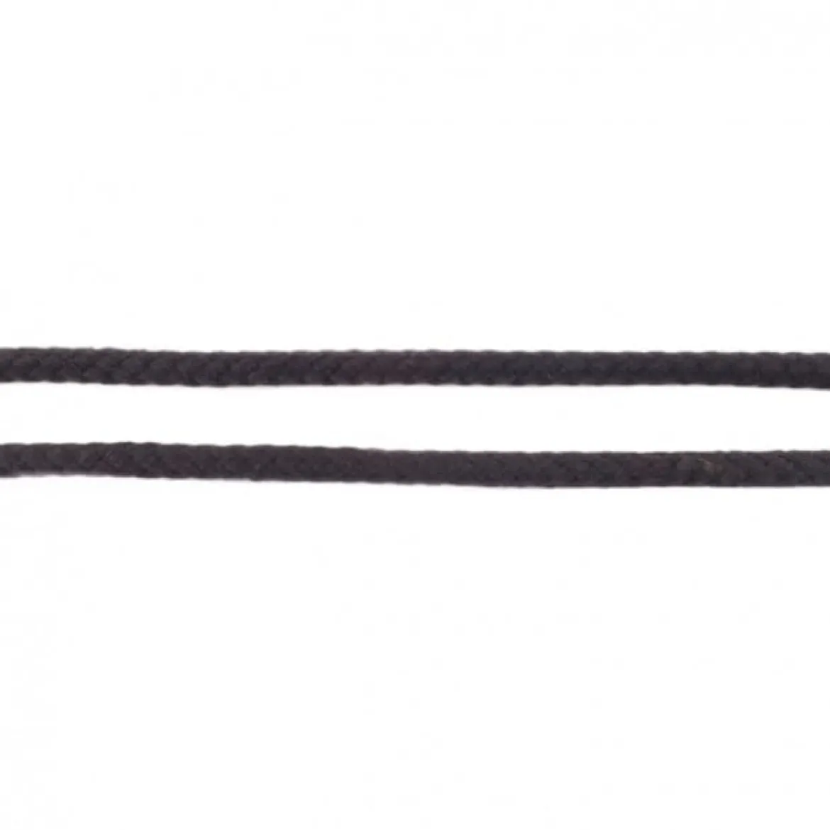 Baumwoll Kordel Zierband schwarz Breite: 8mm