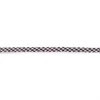 Baumwoll Schrägband Häkelborte Kariert schwarz weiß Meterware Breite: 1,5cm