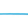 Baumwoll Schrägband Häkelborte Punkte blau weiß Meterware Breite: 1,5cm