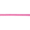 Baumwoll Schrägband Häkelborte Punkte pink weiß Meterware Breite: 1,5cm