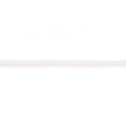 Baumwoll Schrägband Häkelborte uni creme Meterware Breite: 1,5cm