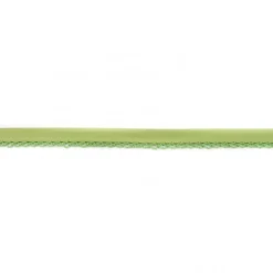 Baumwoll Schrägband Häkelborte uni grün Meterware Breite: 1,5cm