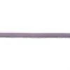 Baumwoll Schrägband Häkelborte uni anthrazit Meterware Breite: 1,5cm