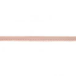 Baumwoll Schrägband Häkelborte uni hellbraun Meterware Breite: 1,5cm