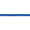 Baumwoll Schrägband Häkelborte uni blau Meterware Breite: 1,5cm