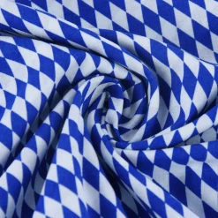 Baumwollstoff Bayernraute Bayrisch Raute blau weiß 1,4m Breite