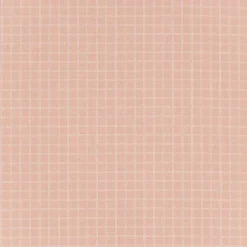 Baumwollstoff beschichtet Tischdeckenstoff Enduit Gitter Karo skin beige 1,45m Breite
