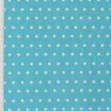 Baumwollstoff blau Punkte klein weiß Dekostoff