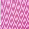 Baumwollstoff Chevron pink weiß