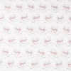 Baumwollstoff Chic Häschen mit Blumenkranz weiß rose 1,40m Breite