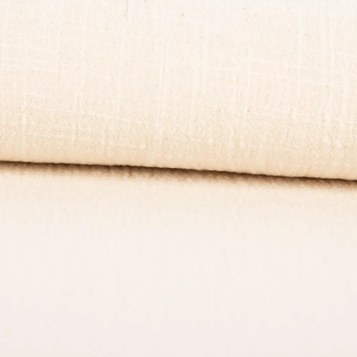 Baumwollstoff Cotton Slub washed natur 1,30m Breite