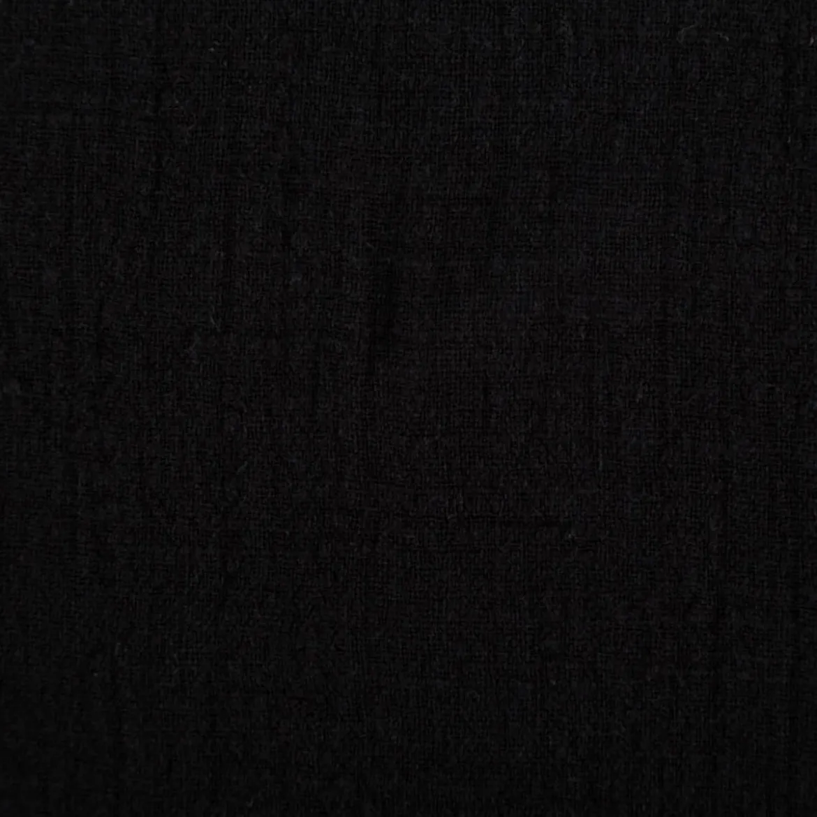 Baumwollstoff Cotton Slub washed schwarz 1,30m Breite