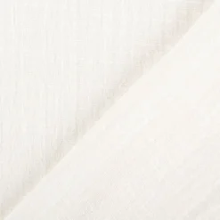 Baumwollstoff Cotton Slub washed ecru 1,30m Breite