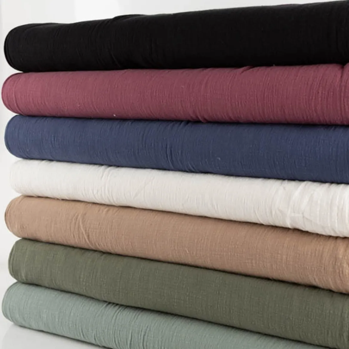 Baumwollstoff Cotton Slub washed jeansblau 1,30m Breite